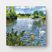 Plaque Photo Un lac de Long Island, célèbre peinture, (Devant)