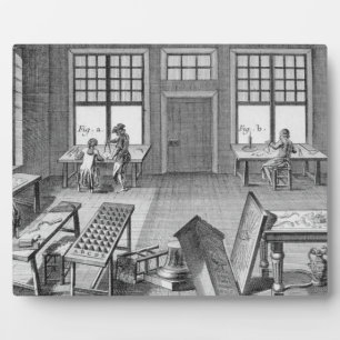 Plaque Photo Un meuble de l'atelier de la couche, de l'Encyclop