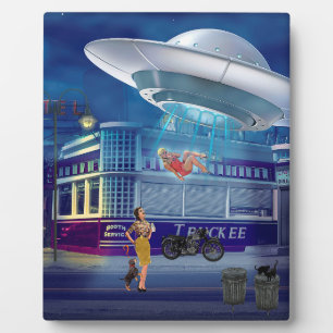 Plaque Photo Un nouvel agent de bord