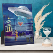 Plaque Photo Un nouvel agent de bord (Côté)