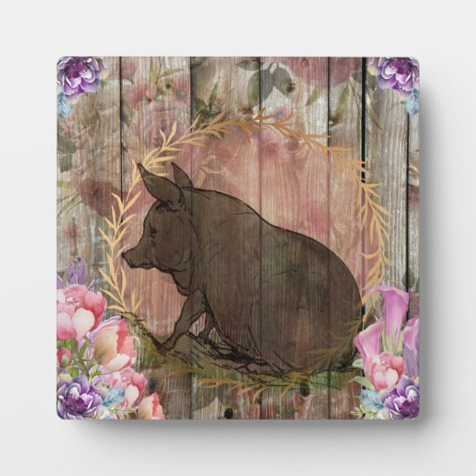 Plaque Photo Un peu de porc (Devant)