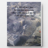 Plaque Photo Un rêve d'enfant (Devant)