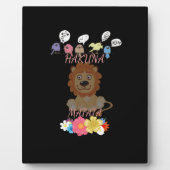 Plaque Photo Un royaume pacifique : le moment pacifique d'un li (Devant)