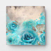 Plaque Photo Un Shabby Bleu Chic Ephemera Design Series 7 (Devant)