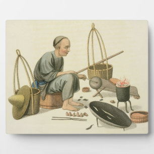 Plaque Photo Un Tinker, assiette 37 de 'Le Costume de Chine', f