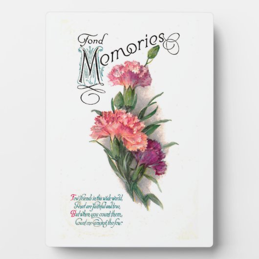 Plaque Photo Un Véritable Ami (Devant)