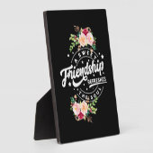 Plaque Photo Une Amitié Douce Rafraîchit L'Âme (Côté)