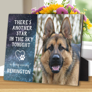 Plaque Photo Une autre étoile dans le ciel - Custom Pet Dog Mem
