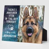 Plaque Photo Une autre étoile dans le ciel - Mémorial personnal (Côté)