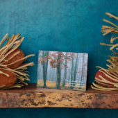 Plaque Photo Une balade dans les bois (Côté)