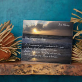 Plaque Photo Une Bénédiction Irlandaise (Côté)