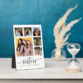 Plaque Photo Une équipe de soeurs collection moderne (Côté)