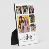 Plaque Photo Une équipe de soeurs collection moderne (Côté)