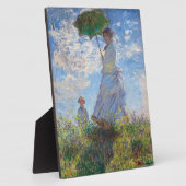 Plaque Photo Une femme avec un parasol | Monet | (Côté)