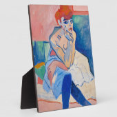 Plaque Photo Une femme dans une chemise | Andre Derain | (Côté)