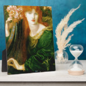 Plaque Photo Une Femme Jouant À La Peinture De Harpe (Côté)