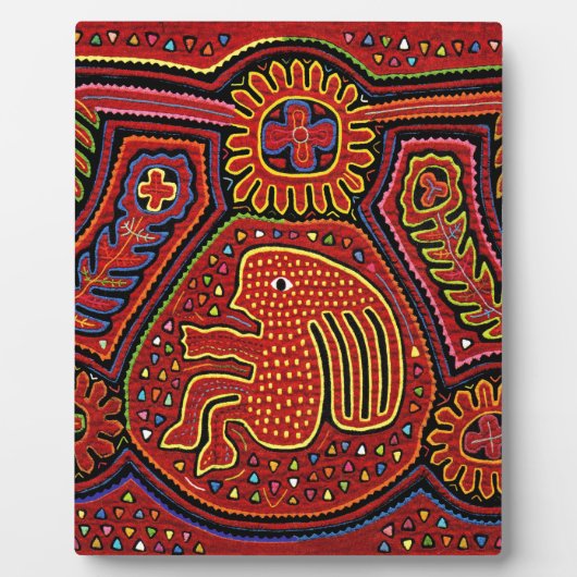 Plaque Photo Une indienne de Kuna à vélo (Devant)