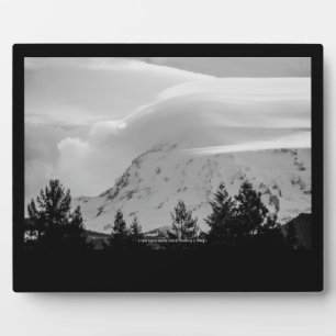 Plaque Photo Une journée froide en mars