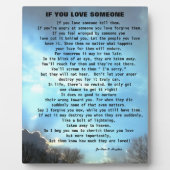 PLAQUE PHOTO UNE LETTRE DE PARDON (Devant)