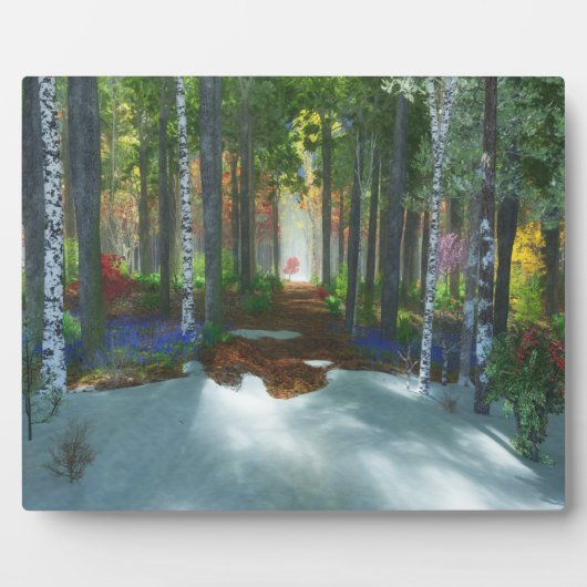 Plaque Photo Une longue journée de marche (Devant)