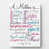 Plaque Photo Une Mère Est (Devant)
