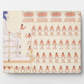 Plaque Photo Une peinture murale à Beni Hasan représentant le m (Devant)