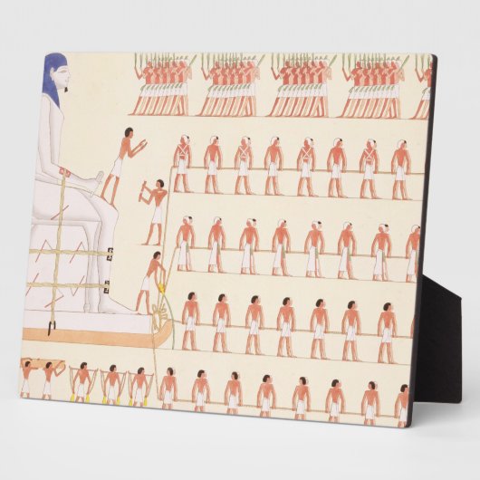 Plaque Photo Une peinture murale à Beni Hasan représentant le m (Côté)