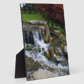 Plaque Photo Une petite cascade (Côté)
