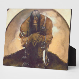 Plaque Photo Une vieille montagne Troll