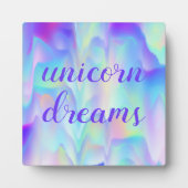 Plaque Photo Unicorn Dreams (Devant)