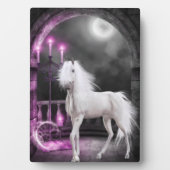 Plaque Photo Unicorne magique rose (Devant)