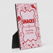 Plaque Photo Unique Cheval Rose Fille Equestre Anniversaire Sna (Côté)