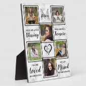 Plaque photo unique de conservation de souvenirs p (Côté)