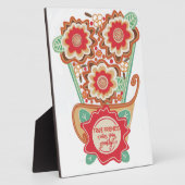 Plaque Photo Unique FloralDesign Style (Côté)