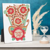 Plaque Photo Unique FloralDesign Style (Côté)