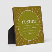 Plaque Photo Unique Modèle de conception modifiable inspiré par (Recto)