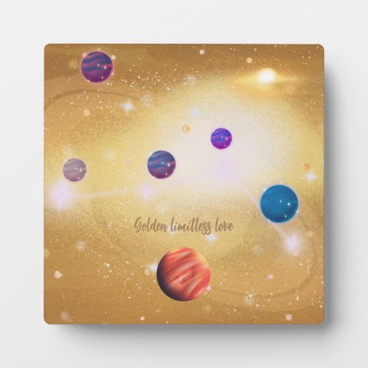 Plaque Photo Univers (Devant)