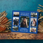 Plaque Photo Université Blue Félicitations Diplômés Photo (Côté)