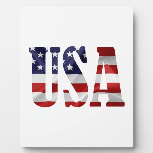 Plaque Photo USA Patriotique (Devant)