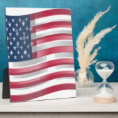 Plaque Photo USA Unites : Stripes & Stars en Gras Design (Côté)