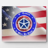 Plaque Photo V Corps "CE SERA FAIT" (Devant)