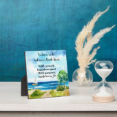 Plaque Photo Vacances Beach Accueil WIFI Location courte durée (Insitu)