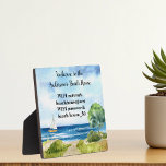 Plaque Photo Vacances Beach Accueil WIFI Location courte durée<br><div class="desc">Ce design a été créé par art numérique et peut être personnalisé dans la zone fournie par le changement de la photo et/ou du texte. Vous pouvez également le customiser en choisissant l'option cliquer pour customiser une autre option et supprimer ou modifier la couleur de l'arrière - plan, ajouter du...</div>