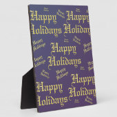 Plaque Photo vacances heureuses (Côté)