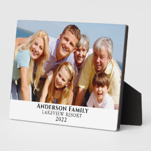 Plaque Photo Vacances photo famille 2022