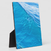 Plaque Photo vague d'eau bleue cool (Côté)