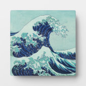 Plaque Photo Vagues bleues Hokusai (Devant)