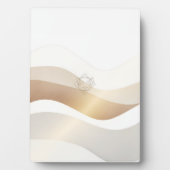 Plaque Photo Vagues calmes du désert avec Fennec Essence | Se m (Devant)