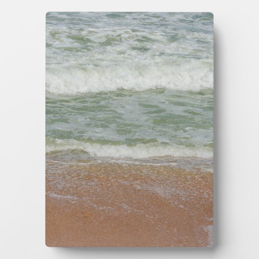 Plaque Photo Vagues sur la plage Image tropicale (Devant)