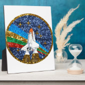 Plaque Photo vaisseau spatial séquentiel (Côté)